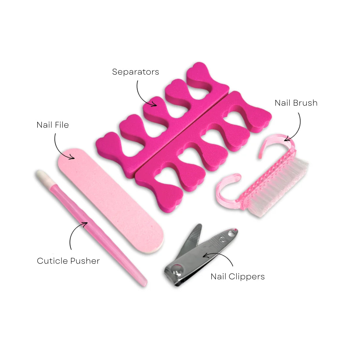 Pink Mini 5 Piece Manicure Set