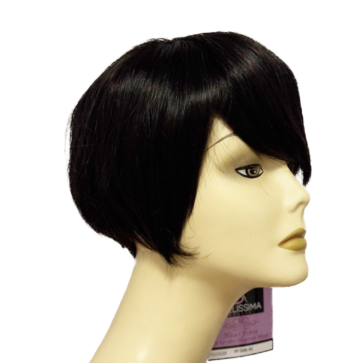 Short Heat Fibre Monofilament Wig