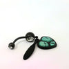 Boho Peace Heart Navel Bar