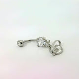 Saturn Dangle Navel Bar