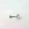 Large Diamond Shaped Navel Bar