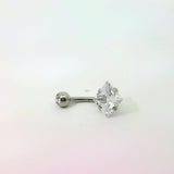 Large Diamond Shaped Navel Bar