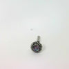 Black Multicoloured Stone Stud Nose Jewellery