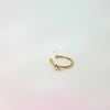 Gold Hoop Nose Jewellery with Star Design