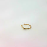Gold Hoop Nose Jewellery with Star Design