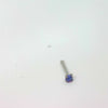 Silver Nose Stud with Blue Jewel
