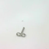 Silver Infinity Stud Nose Jewellery