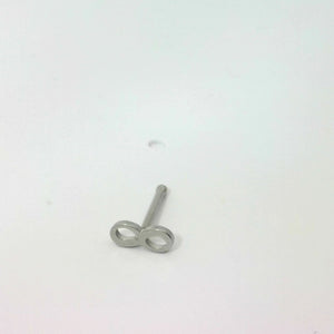 Silver Infinity Stud Nose Jewellery