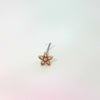 Gold Star Nose Jewellery with Silver Stud