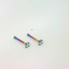 2 Pack Multicoloured Nose Studs