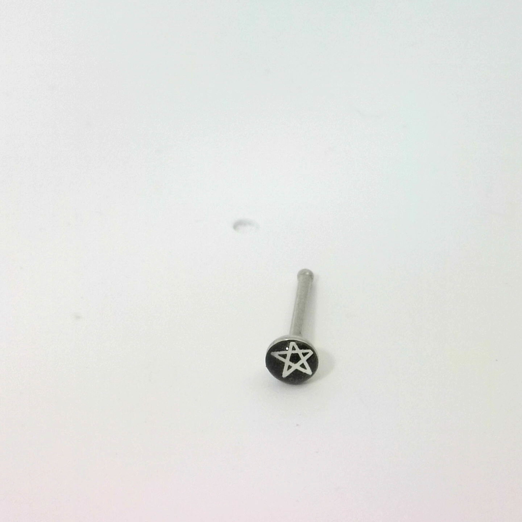 Silver Star Stud Nose Jewellery