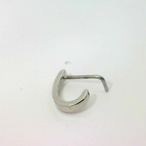 Silver L-Shaped Hook Nose Jewellery