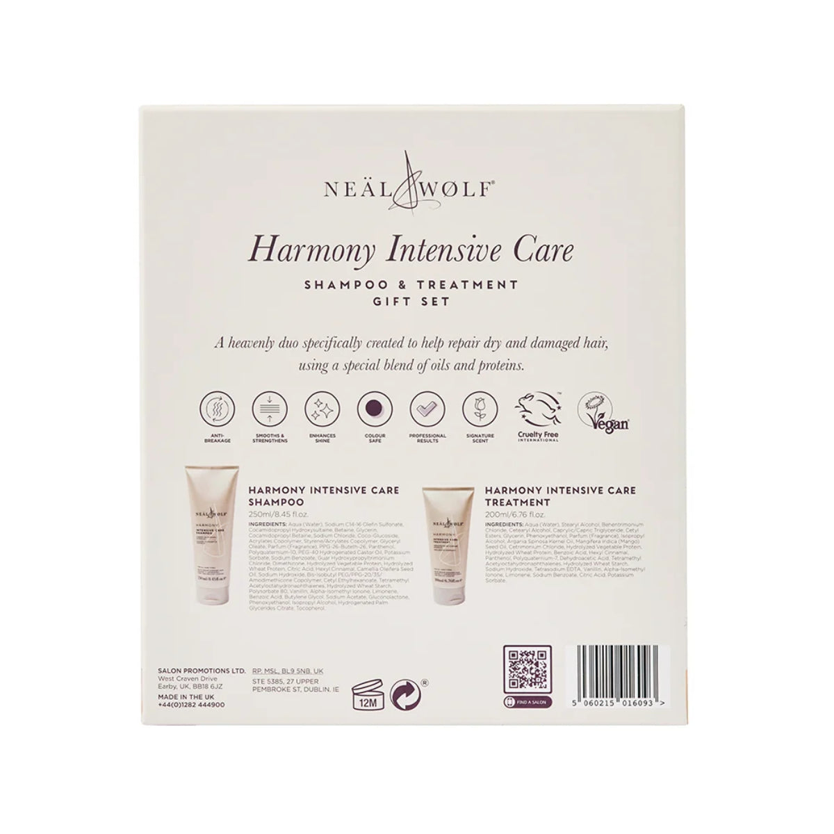Neal & Wolf Harmony Collection Intensive Shampoo & Treatment Gift Set