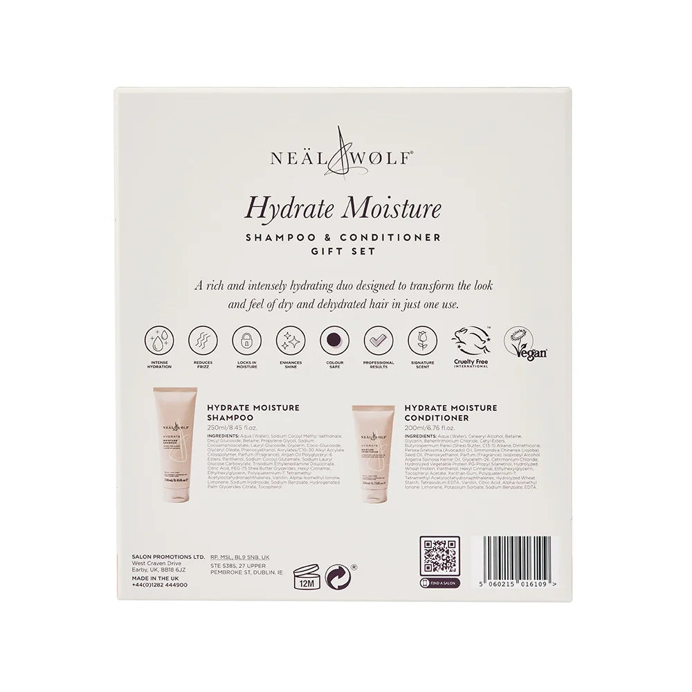 Neal & Wolf Hydrate Collection Moisture Shampoo & Conditioner Gift Set