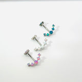 Gem Anchor Navel Bar