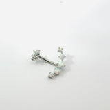 Gem Anchor Navel Bar
