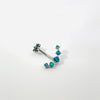 Gem Anchor Navel Bar