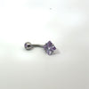 Diamond Shaped Gem Navel Bar