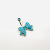 Spotty Bow Navel Bar
