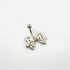 Spotty Bow Navel Bar