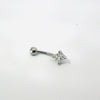 Diamond Shaped Gem Navel Bar