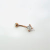 Diamond Shaped Gem Navel Bar