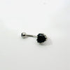 Heart Shape Gem Navel Bar