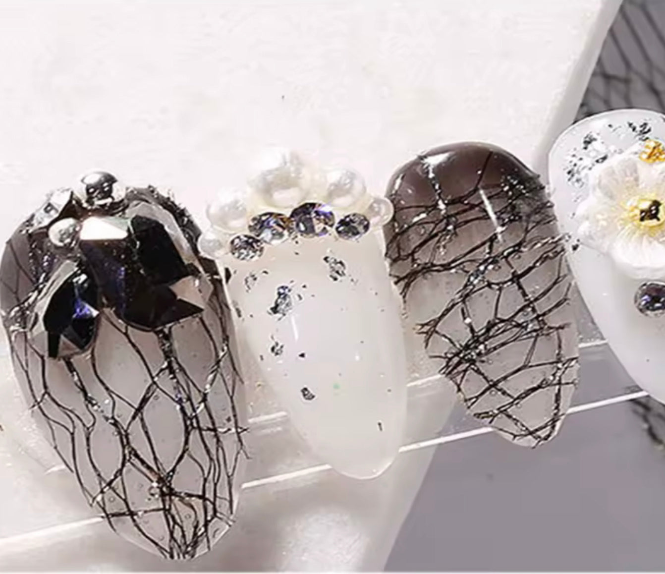 Claw Culture Nail Lace - Various Colours - Nail Art Mesh