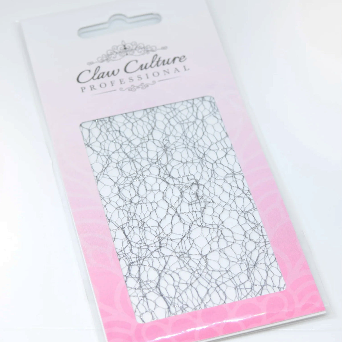 Claw Culture Nail Lace Gunmetal Grey Nail Art Mesh