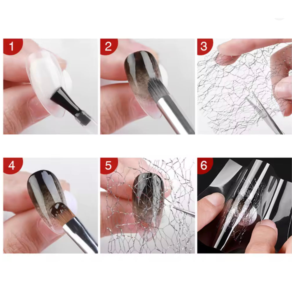 Claw Culture Nail Lace - Various Colours - Nail Art Mesh