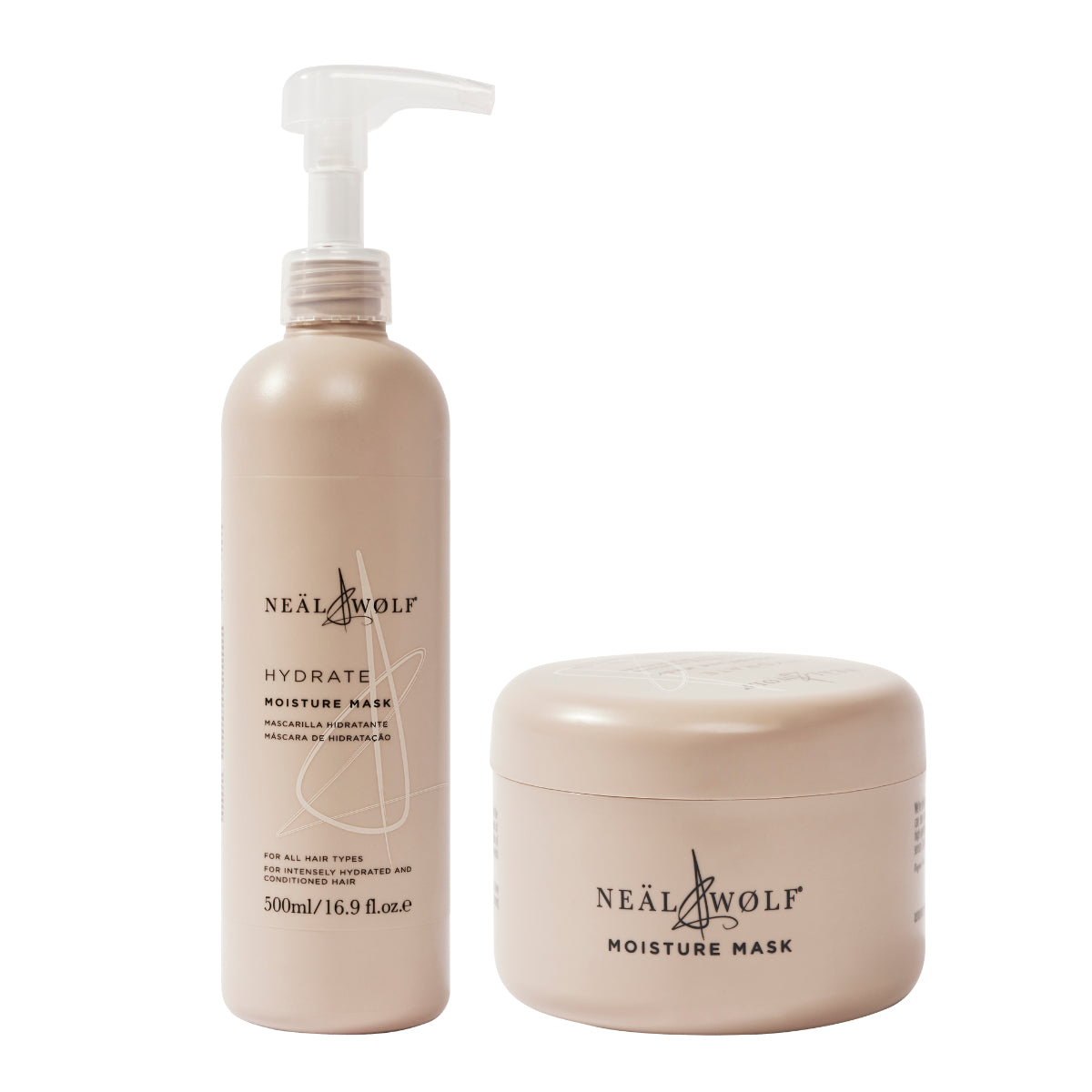 Neal & Wolf Hydrate Moisture Mask 150ml & 500ml