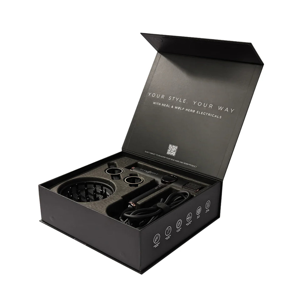 Neal and Wolf Hero Ionic Technology Hairdryer