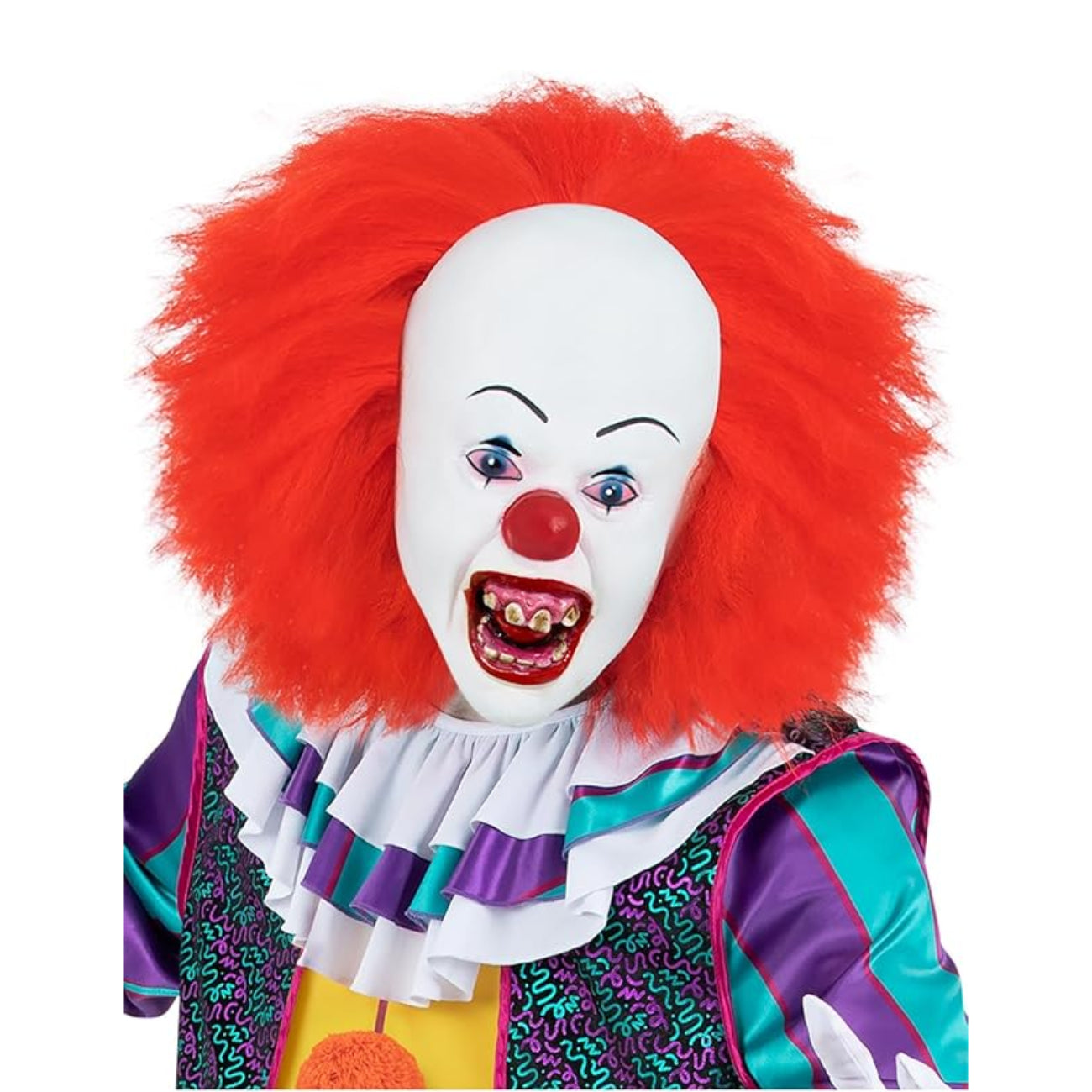IT Classic 1990 Tim Curry Pennywise Full Head Mask
