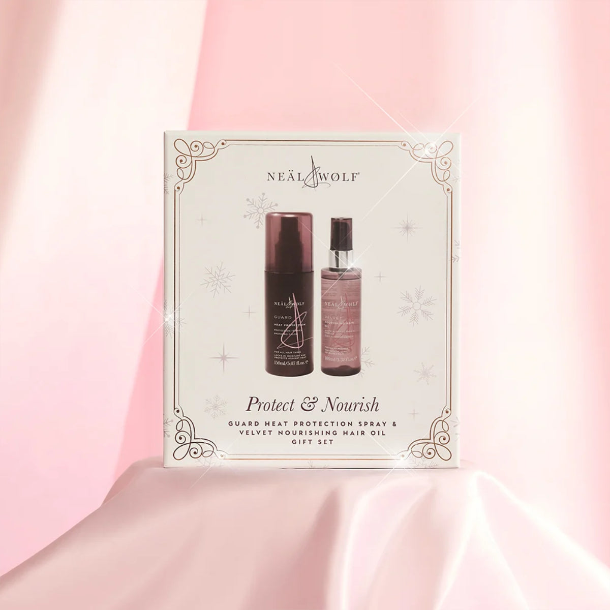 Neal & Wolf Protect & Nourish Collection Heat Protection Spray & Nourishing Hair Oil Gift Set