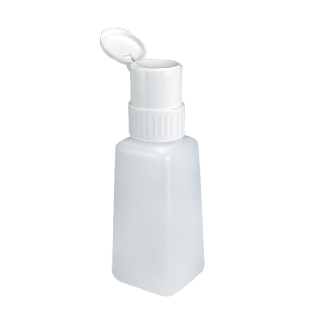 Twist Lock Square Pump Bottle Dish Dispenser Bottle with Click Lid