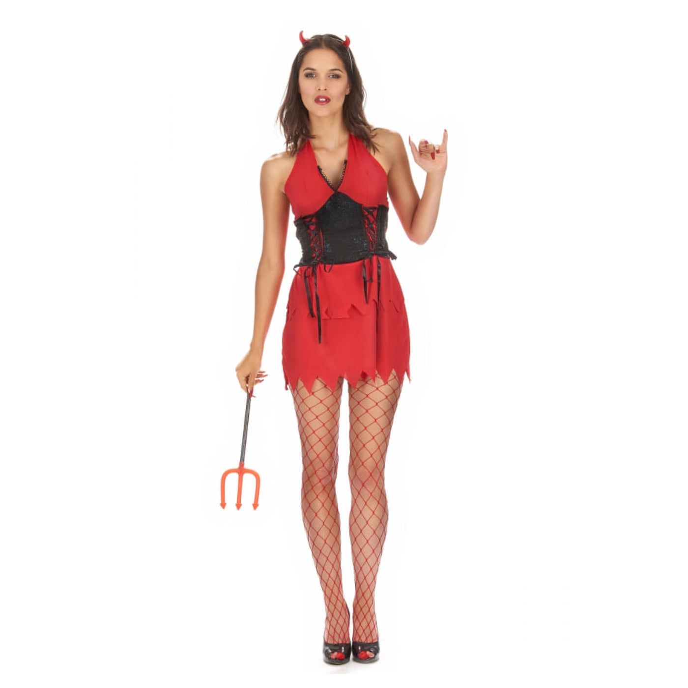 Sassy Devil Lady Adult Costume for Halloween
