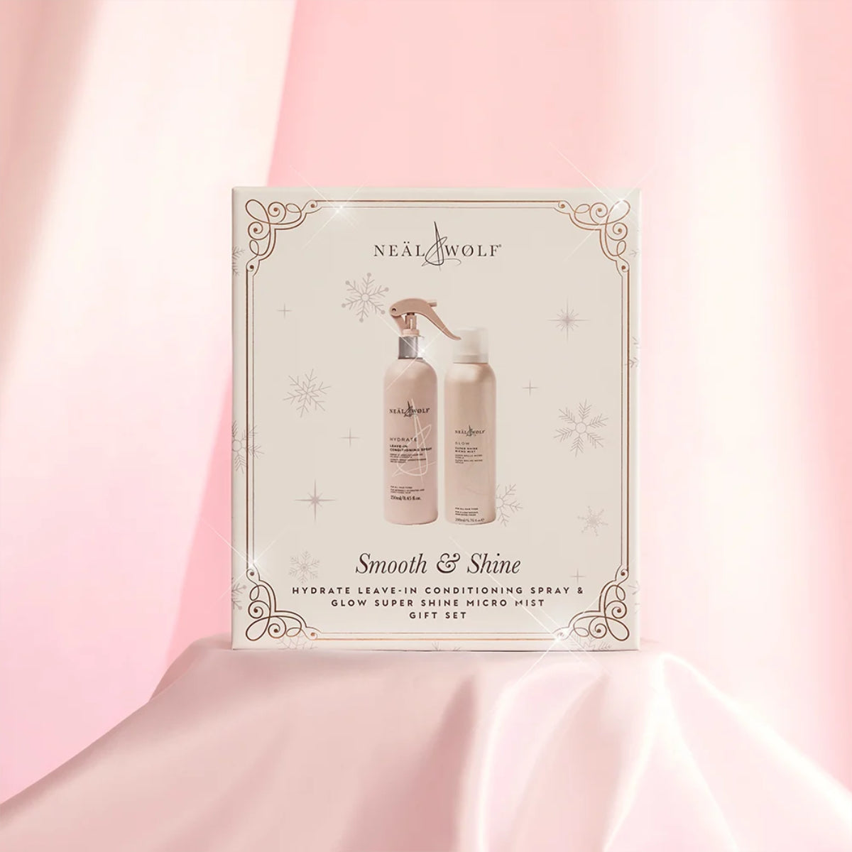 Neal & Wolf Smooth & Shine Collection Leave-In Conditioning Spray & Super Shine Micro Mist Gift Set