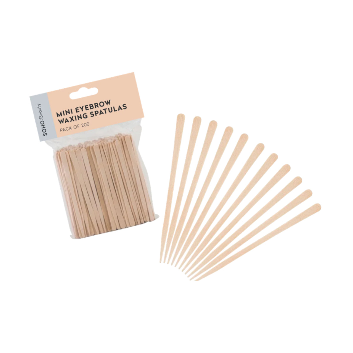 Soho Beauty Mini Brow Spatulas 200pk
