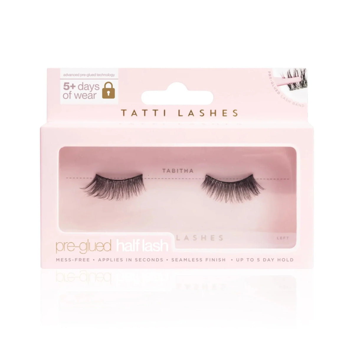 Tatti Lashes Tabitha Pre-Glued Half Lashes