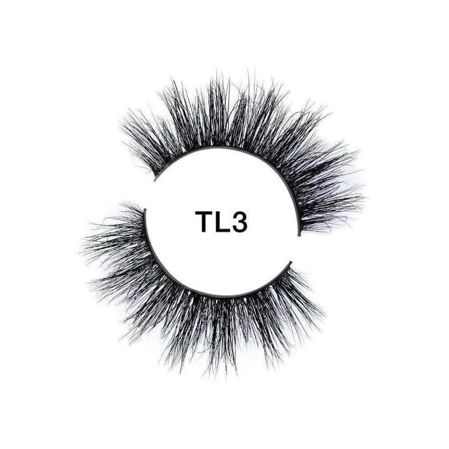 Lash strips on a white background