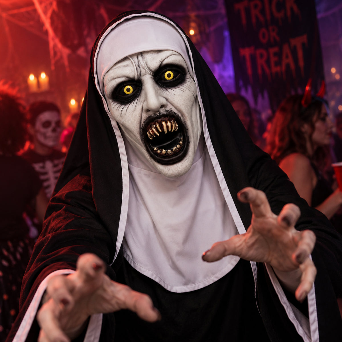 The Nun Latex Halloween Mask