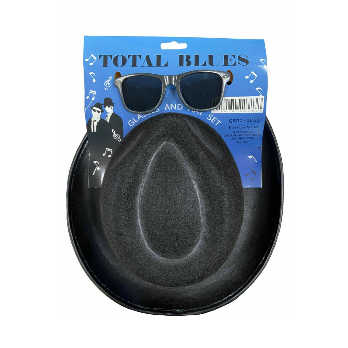 Total Blues Hat and Glasses Set
