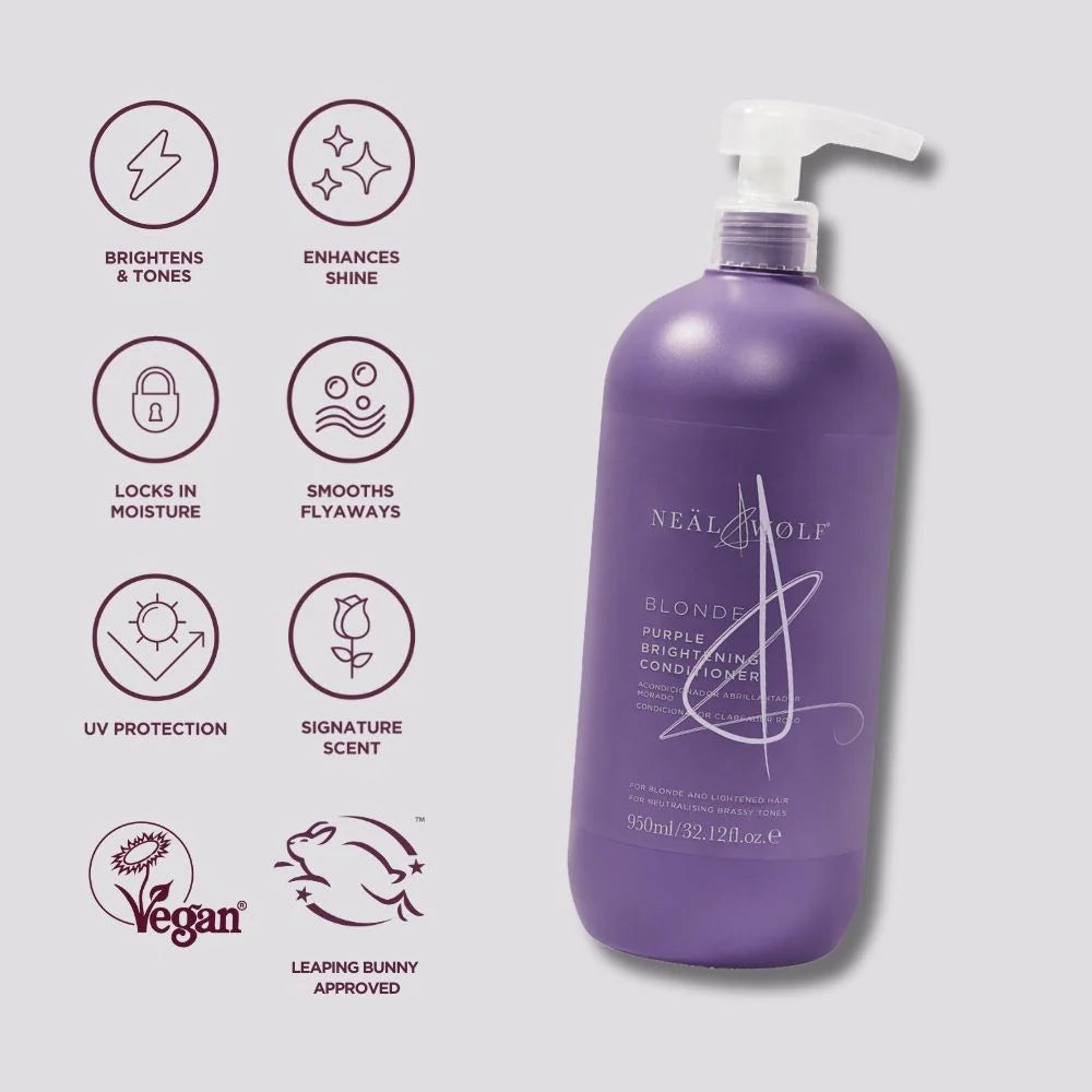 Neal & Wolf BLONDE Purple Brightening Conditioner 950ml