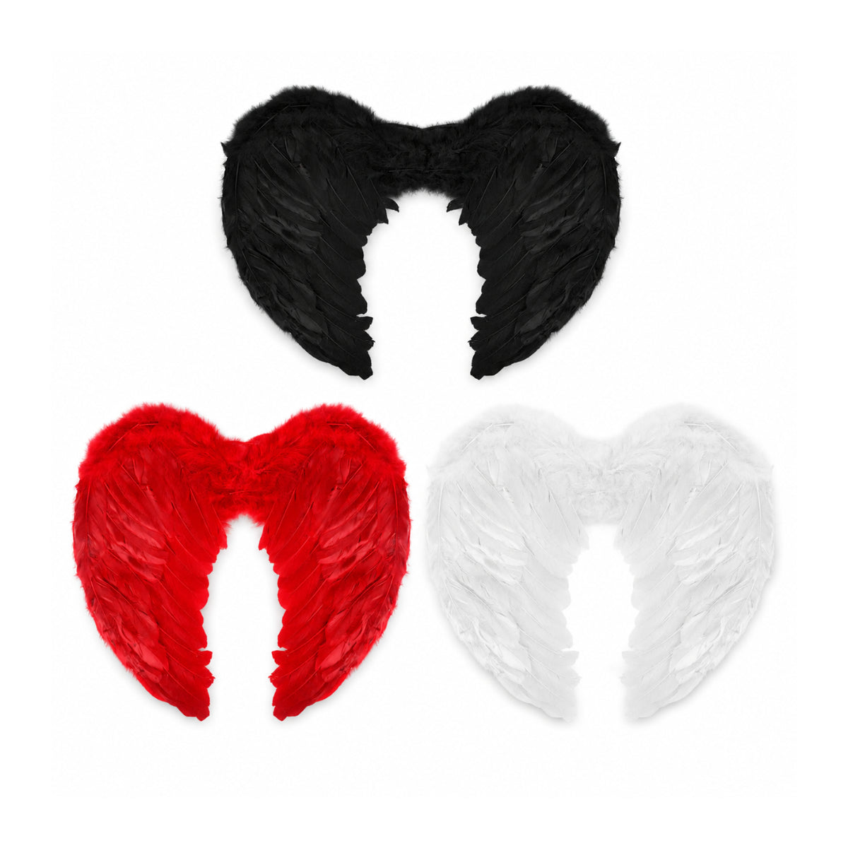 Adult Feather Angel Wings - Various Colours
