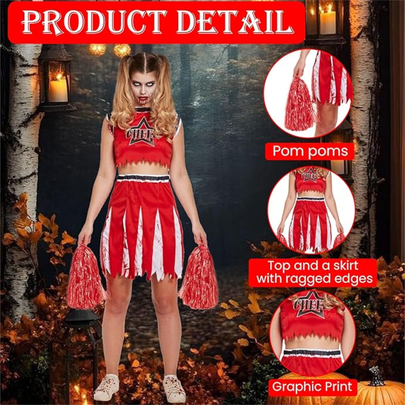 Zombie Cheerleader Costume