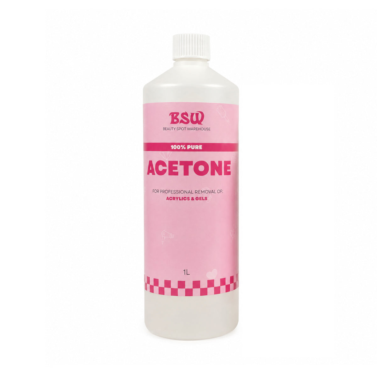 BSW Acetone 250ml & 1L Bottles