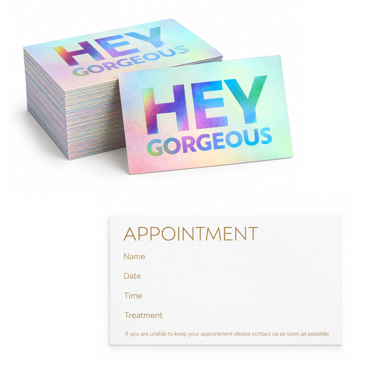 Appointment Cards 100pck - Various Designs