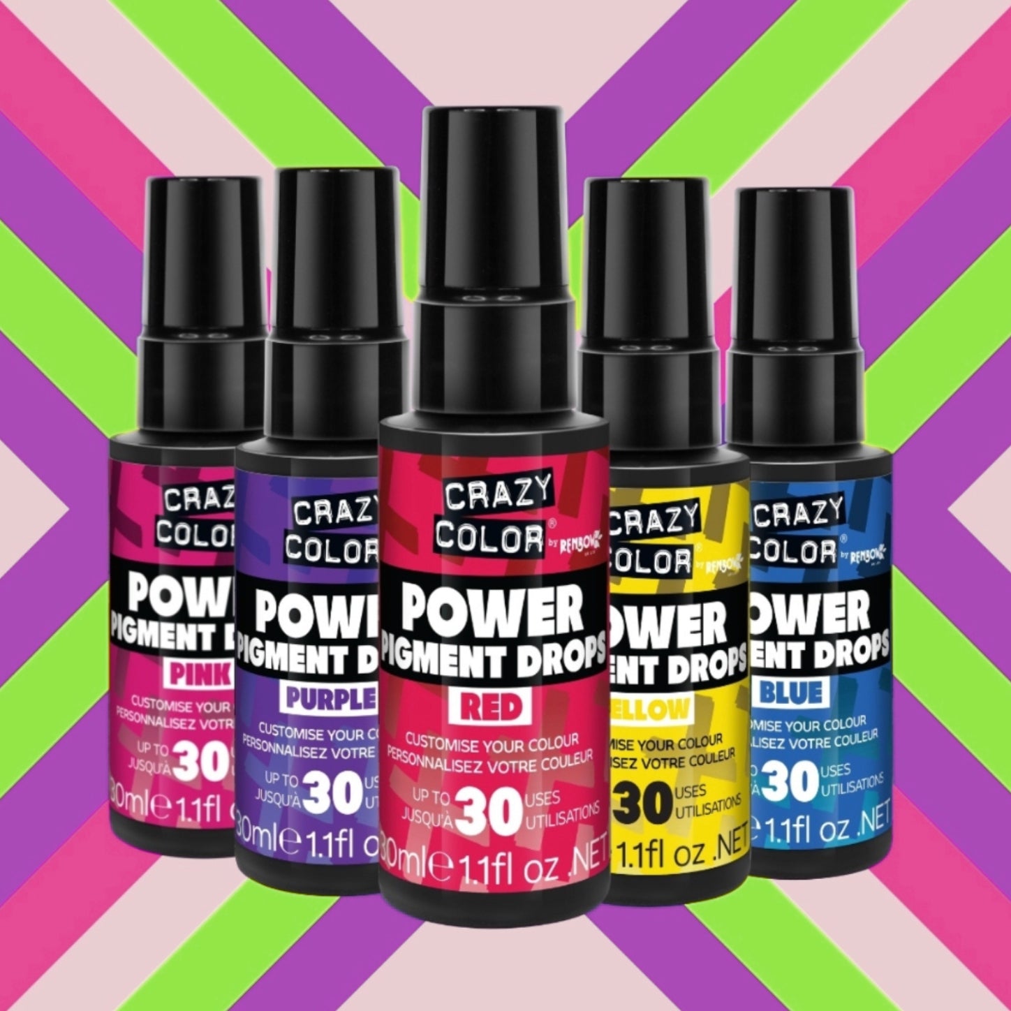 Crazy Colour Power Pigment Drops 30ml