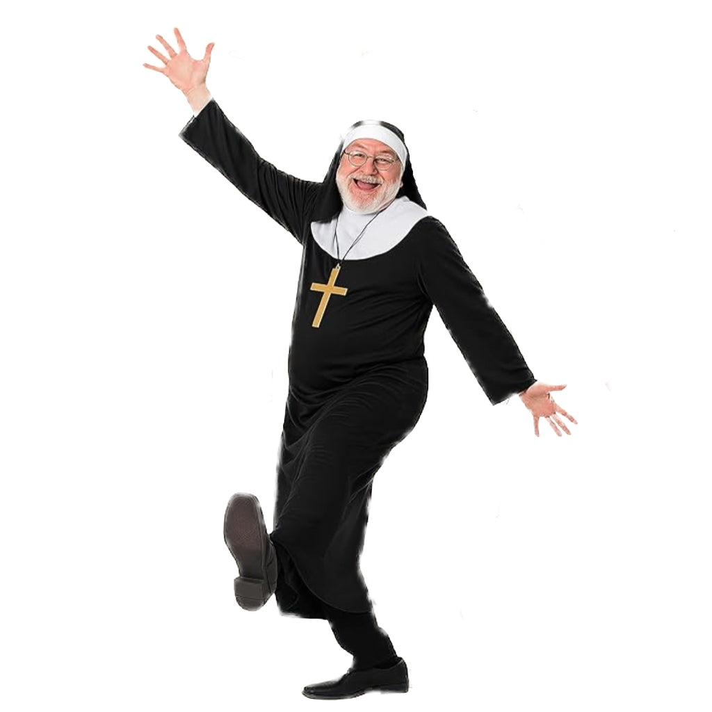 Monk or Nun Gold Cross Costume Prop