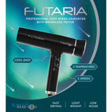 Futaria Electric High Speed Hairdryer Lightweight Salon Hairdryer